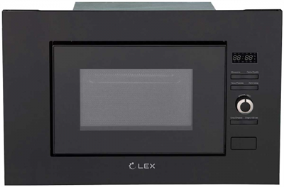 Печь микроволновая встраиваемая Lex BIMO 20.03 BLACK chga100003 - фото 107051