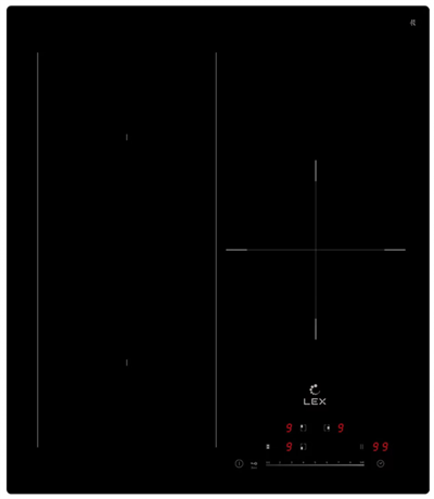 Индукционная варочная поверхность Lex EVI 431A BL chpe000034 - фото 107153