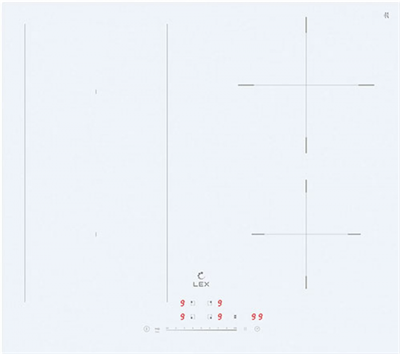 Индукционная варочная поверхность Lex EVI 641A WH chpe000045 - фото 107157