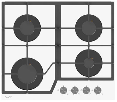 Встраиваемая газовая варочная панель Candy CHXG64CNW td0050739ru - фото 111051