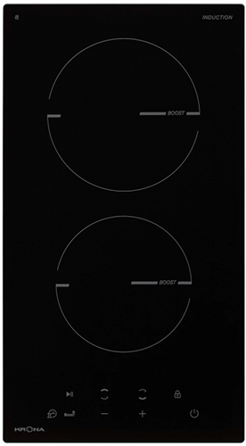 Встраиваемая индукционная варочная панель Krona Magier 30 BL 2BTK ка-00005759 - фото 111701