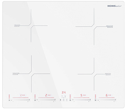 Встраиваемая индукционная варочная панель HOMSair HIC64SWH ка-00018425 - фото 112222