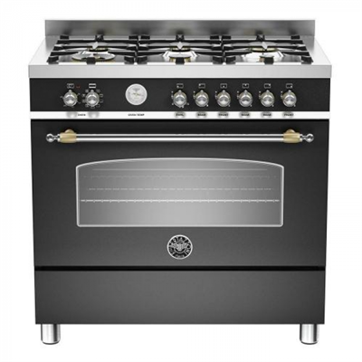 Комбинированная плита Bertazzoni HER90 6 MFE S NET her906mfesnet - фото 155260