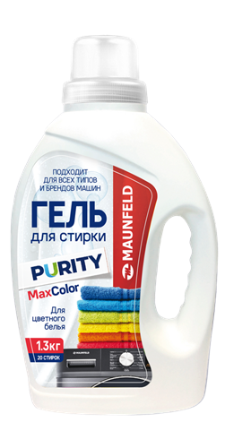 Гель для стирки Maunfeld Purity Max Color 1,3кг (MWL1300BC) ка-00022319 - фото 169714