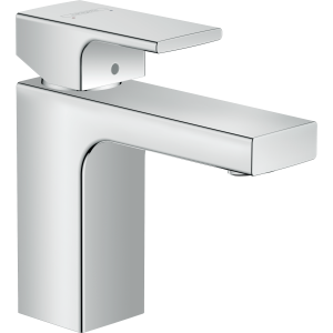 Смеситель для раковины hansgrohe Vernis Shape 100, без сливного гарнитура 71569670, матовый черный 71569000_cfg - фото 173513