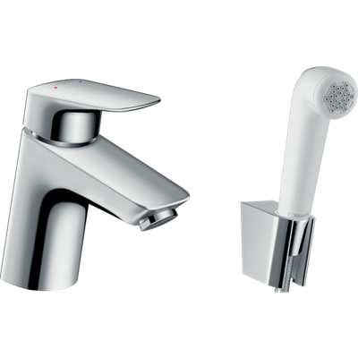 Смеситель Hansgrohe Logis 71290000 с гигиеническим душем 71290000 - фото 173580