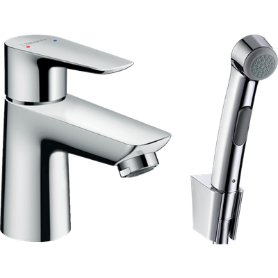 Смеситель Hansgrohe Talis E 71729000 для раковины с гигиеническим душем, хром 71729000 - фото 173693