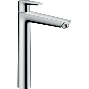 Смеситель для раковины hansgrohe Talis E 240, со сливным гарнитуром 71716340, шлифованный черный хром 71716000_cfg - фото 173723