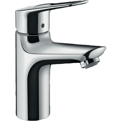 Смеситель Hansgrohe Novus 71081000 Loop 100, для раковины, с донным клапаном, хром 71081000 - фото 174206