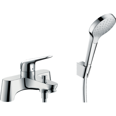 Смеситель на борт ванны Hansgrohe Novus 71044000 с ручным душем 71044000 - фото 174267