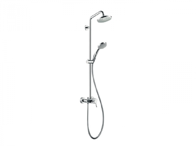 Душевая система Hansgrohe Croma Showerpipe 160 27154000 верхний душ 16 см, хром 27154000 - фото 188431