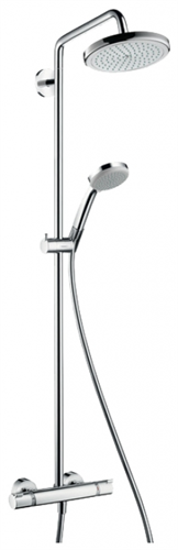 Душевая система Hansgrohe Croma 27185000 220 Showerpipe, термостатическая, хром 27185000 - фото 188436