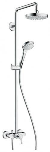 Душевая система Hansgrohe Croma Select S 27255400 Showerpipe 180 2jet, белый/хром 27255400 - фото 188450