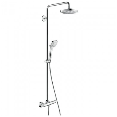 Душевая система Hansgrohe Croma Select E 27256400 180 2 jet, термостатическая, белый/хром 27256400 - фото 188451