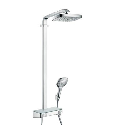 Душевая система Hansgrohe Raindance Select E 300 2jet ST Showerpipe EcoSmart 27283000, хром 27283000 - фото 188477