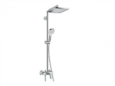 Душевая система Hansgrohe Crometta 27284000 E 240 1jet Showerpipe, хром 27284000 - фото 188481