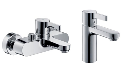 Комплект смесителей Hansgrohe Metris S 31460000+31060000, Santehnica.ru 31460000/31060000 - фото 189410