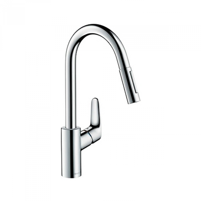 Смеситель для кухни Hansgrohe Focus 31815000 выдвижной излив, хром 31815000 - фото 189543