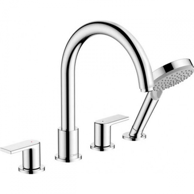 Смеситель Hansgrohe Vernis Shape 71459000 для ванны и душа, на борт ванны, хром 71459000 - фото 197157