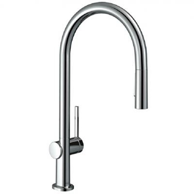 Смеситель Hansgrohe Talis 210 M54, для кухонной мойки, с вытяжным изливом, хром, 72800000 72800000 - фото 198342