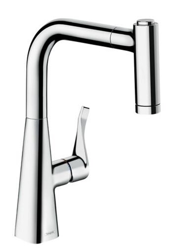 Смеситель Hansgrohe Metris 220 73800000 для кухонной мойки, хром 73800000 - фото 200131