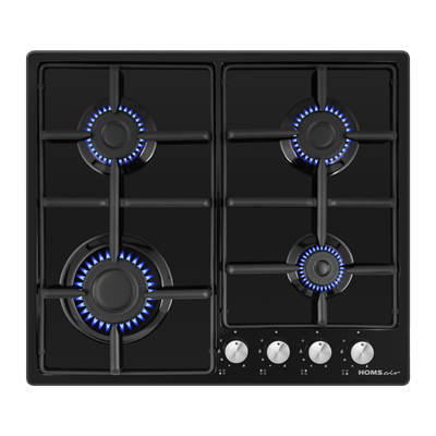 Встраиваемая газовая варочная панель HOMSair HGE643BK ка-00014966 - фото 53948