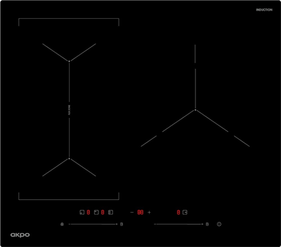 AKPO PIA 6093119FZ BL индукционная поверхность ak-15001 - фото 67109