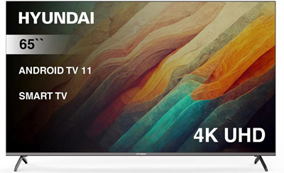 Телевизор LED Hyundai 65" H-LED65BU7006 Android TV Frameless Metal черный/серебристый 4K Ultra HD 60Hz DVB-T DVB-T2 DVB-C DVB-S DVB-S2 USB WiFi Smart TV 1892522 - фото 96690