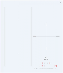 Индукционная варочная поверхность Lex EVI 431A WH chpe000036
