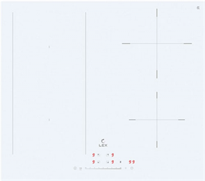 Индукционная варочная поверхность Lex EVI 641A WH chpe000045