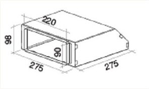 Falmec Переходник для потолочных моделей kacl.789