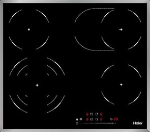 Встраиваемая электрическая варочная панель Haier HHY-C64TOFB черный td0032590ru