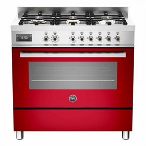 Комбинированная плита Bertazzoni PRO90 6 MFE S ROT pro906mfesrot