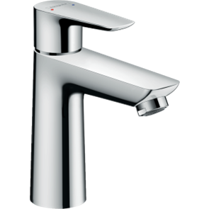 Смеситель для раковины hansgrohe Talis E 110, без сливного гарнитура 71712340, шлифованный черный хром 71712000_cfg