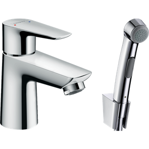 Смеситель Hansgrohe Talis E 71729000 для раковины с гигиеническим душем, хром 71729000