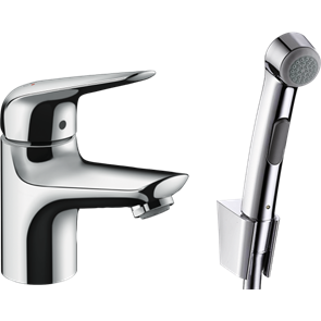 Смеситель для раковины Hansgrohe Novus 71144000 с гигиеническим душем 71144000