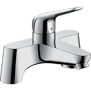 Смеситель для ванны hansgrohe Novus на край ванны, на 2 отверстия 71043000, хром 71043000