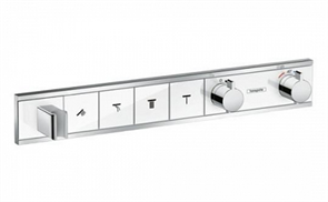 Смеситель Hansgrohe RainSelect 15357400 для душа, термостатический, белый/хром 15357400