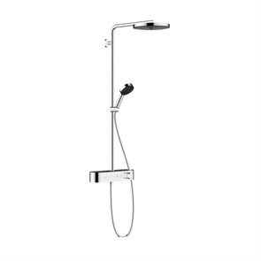 Душевая система Hansgrohe Pulsify 24221000, Showerpipe 260 1jet EcoSmart, термостатическая, хром 24221000