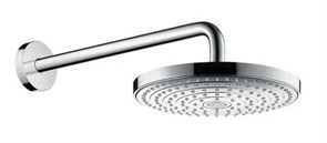 Верхний душ Hansgrohe Raindance Select ES, 24х24 см, 2 режима струи, с держателем 26470000, цвет хром 26470000