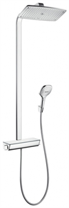 Душевая система Hansgrohe Raindance E 27112400 Showerpipe 360 1jet, термостатическая, белый/хром 27112400