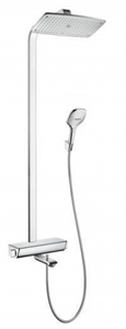 Душевая система Hansgrohe Raindance E 27113000 360 Showerpipe 1jet с изливом, хром 27113000