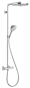 Душевая система Hansgrohe Raindance Select S 27133000 Showerpipe 300 2Jet термостатическая, хром 27133000