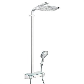 Душевая система Hansgrohe Raindance E 360 1jet ST Showerpipe 27288000, ручной душ 3 режима струи, хром 27288000