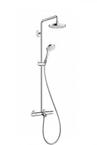 Душевая система Hansgrohe Croma Select S 27351400 180 2jet, термостатическая, белый/хром 27351400