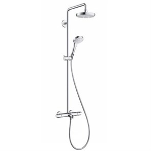 Душевая система Hansgrohe 27352400 Croma Select E 180 2jet, белый/хром (выставочный образец, отсутствует упаковка) 27352400_otu