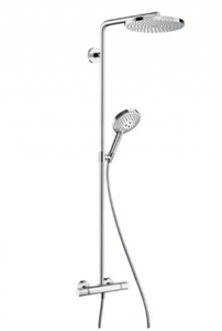 Душевая система Hansgrohe Raindance Select S Showerpipe 240 1jet PowderRain 27633000, хром 27633000