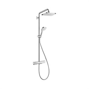 Душевая система Hansgrohe Croma E Showerpipe 27660000, 280 1jet EcoSmart с термостатом, хром 27660000