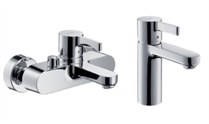 Комплект смесителей Hansgrohe Metris S 31460000+31060000, Santehnica.ru 31460000/31060000