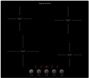 Встраиваемая индукционная варочная панель Zigmund & Shtain CI 45.6 B 4250055621064
